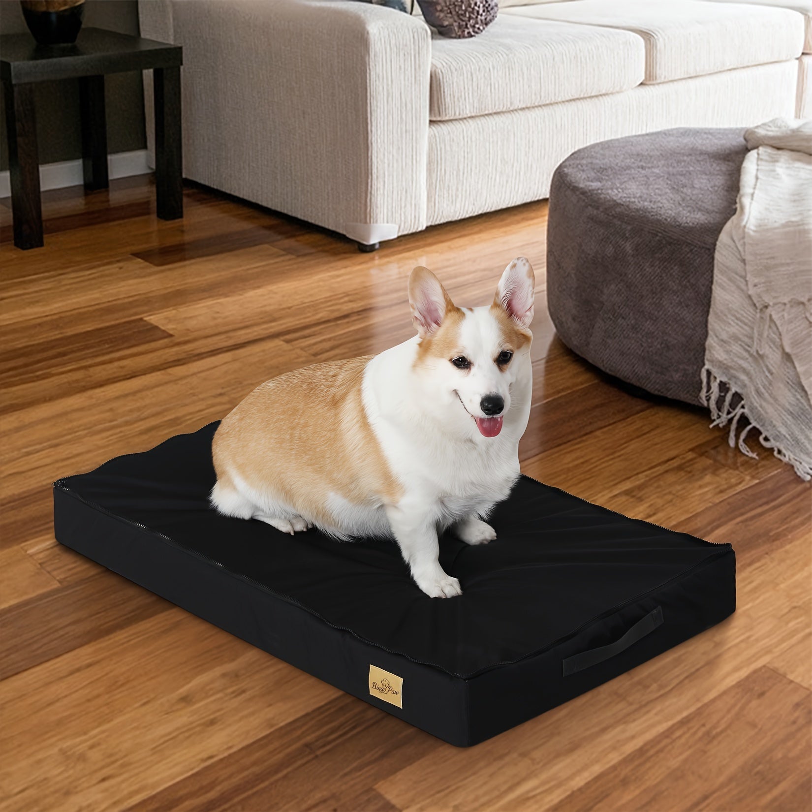 Großes orthopädisches mit Schaumstoffunterlage und waschbarem Bezug